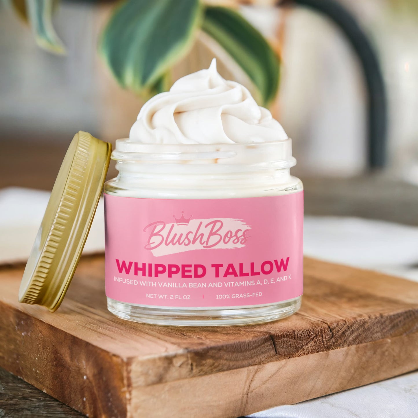 Blush Boss™ Whipped Grass-Fed Tallow Balm with Vanilla Bean