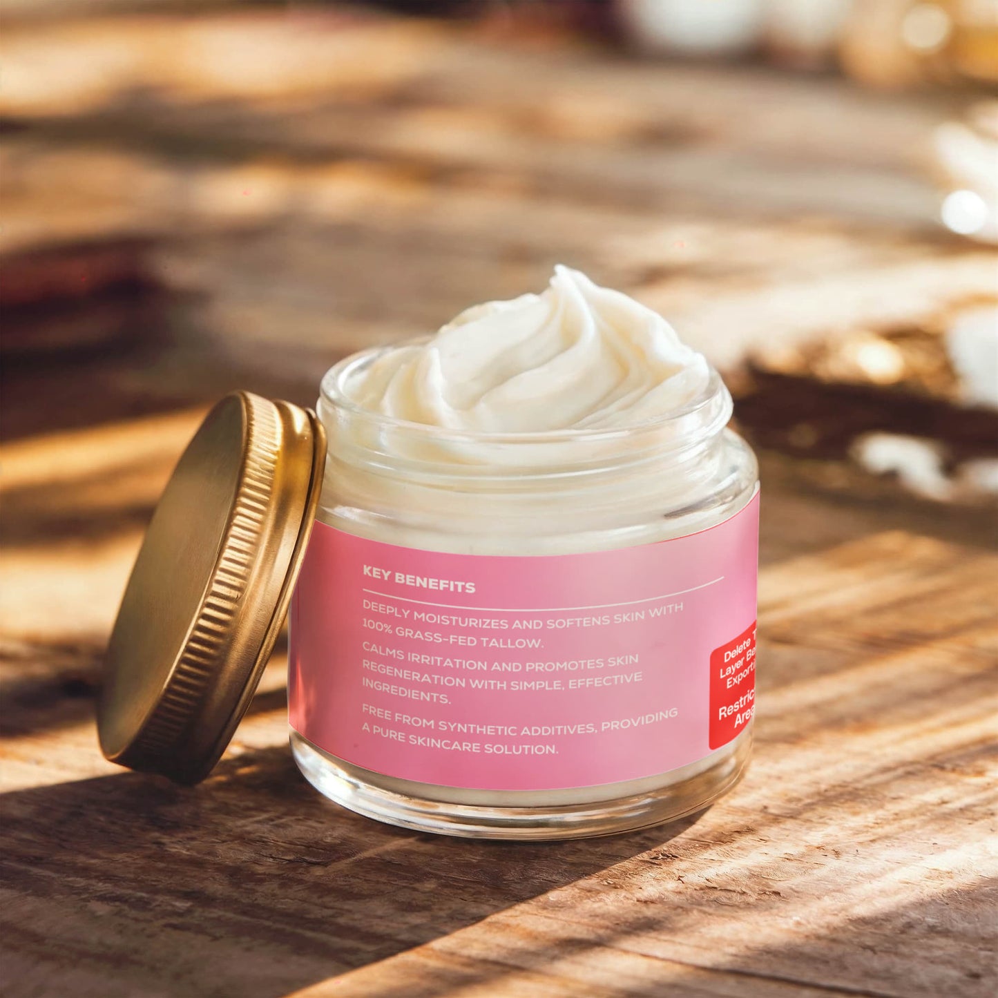 Blush Boss™ Whipped Grass-Fed Tallow Balm with Vanilla Bean