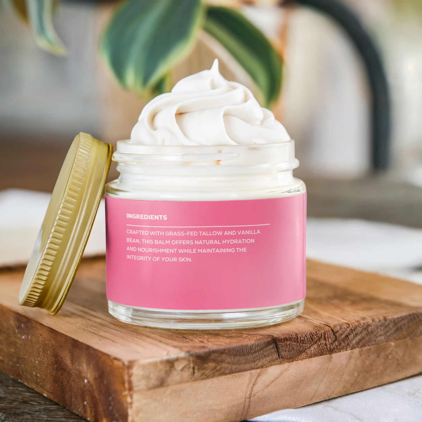 Blush Boss™ Whipped Grass-Fed Tallow Balm with Vanilla Bean