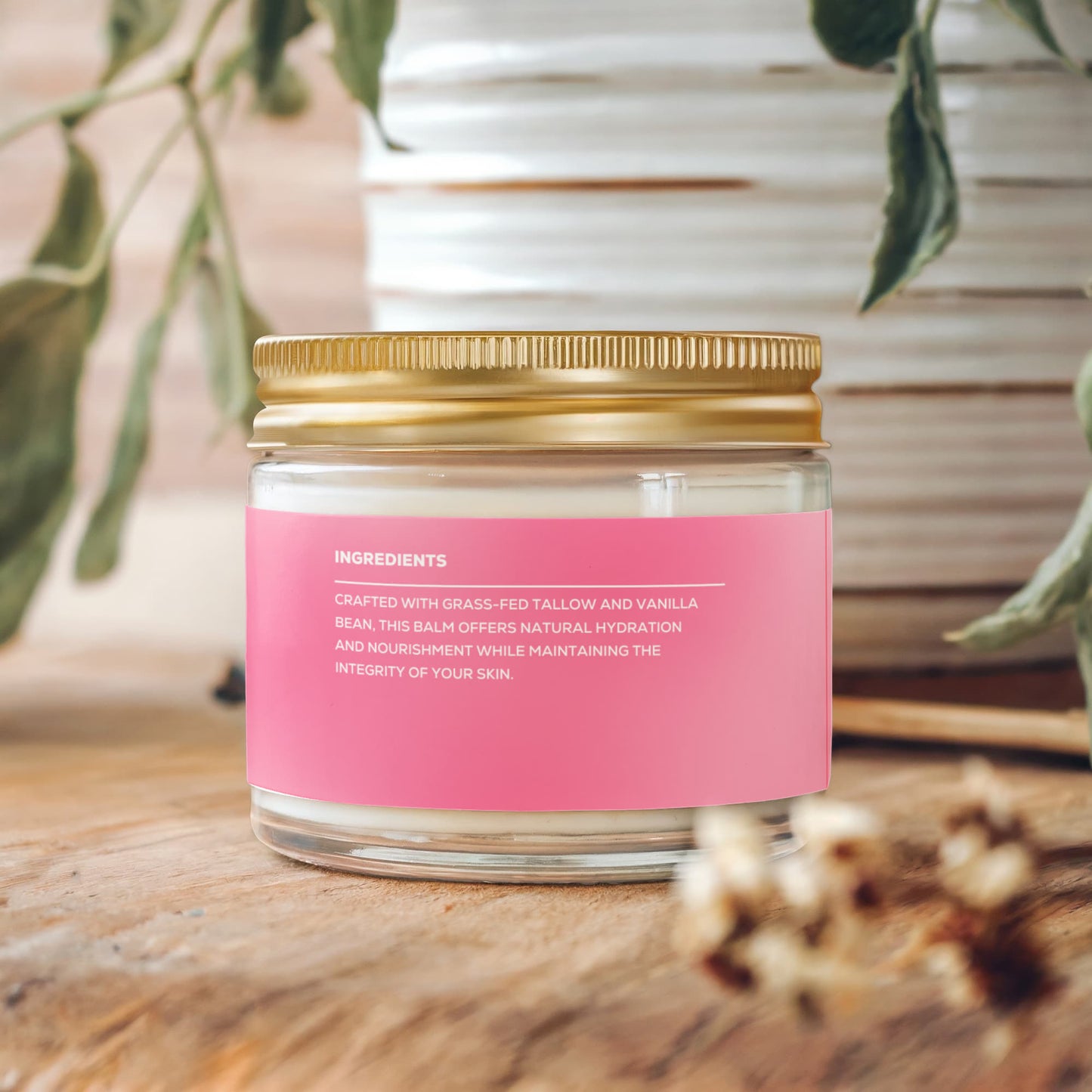 Blush Boss™ Whipped Grass-Fed Tallow Balm with Vanilla Bean