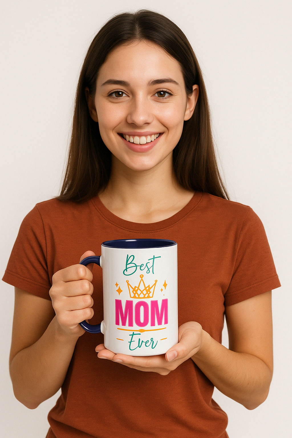 Best Mom Ever Accent Coffee Mug (11 oz)