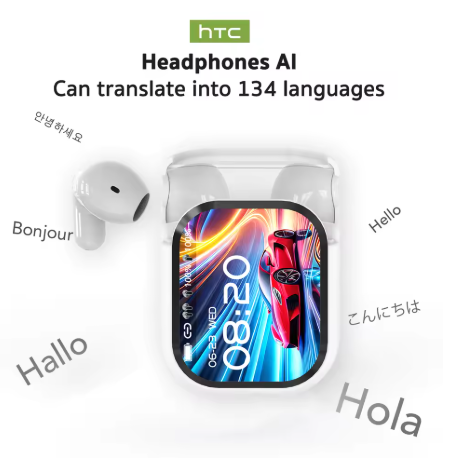 LingoBuds Pro™ – AI Wireless Earbuds | LED Display | Translate 135 Languages | Long Battery
