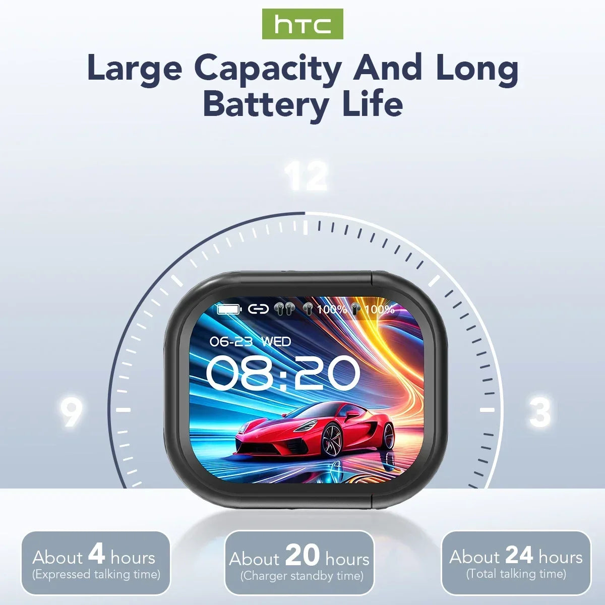 LingoBuds Pro™ – AI Wireless Earbuds | LED Display | Translate 135 Languages | Long Battery