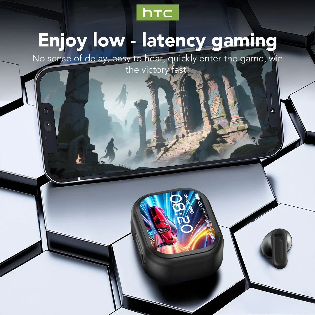 LingoBuds Pro™ – AI Wireless Earbuds | LED Display | Translate 135 Languages | Long Battery