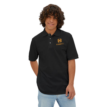 Men's Piqué Polo —AI DADDY