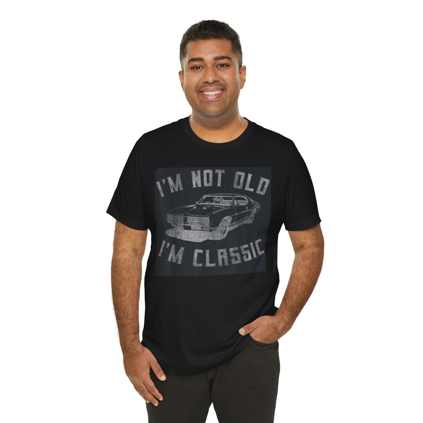 Classic Car Vintage Unisex Tee - "I'm Not Old I'm Classic"