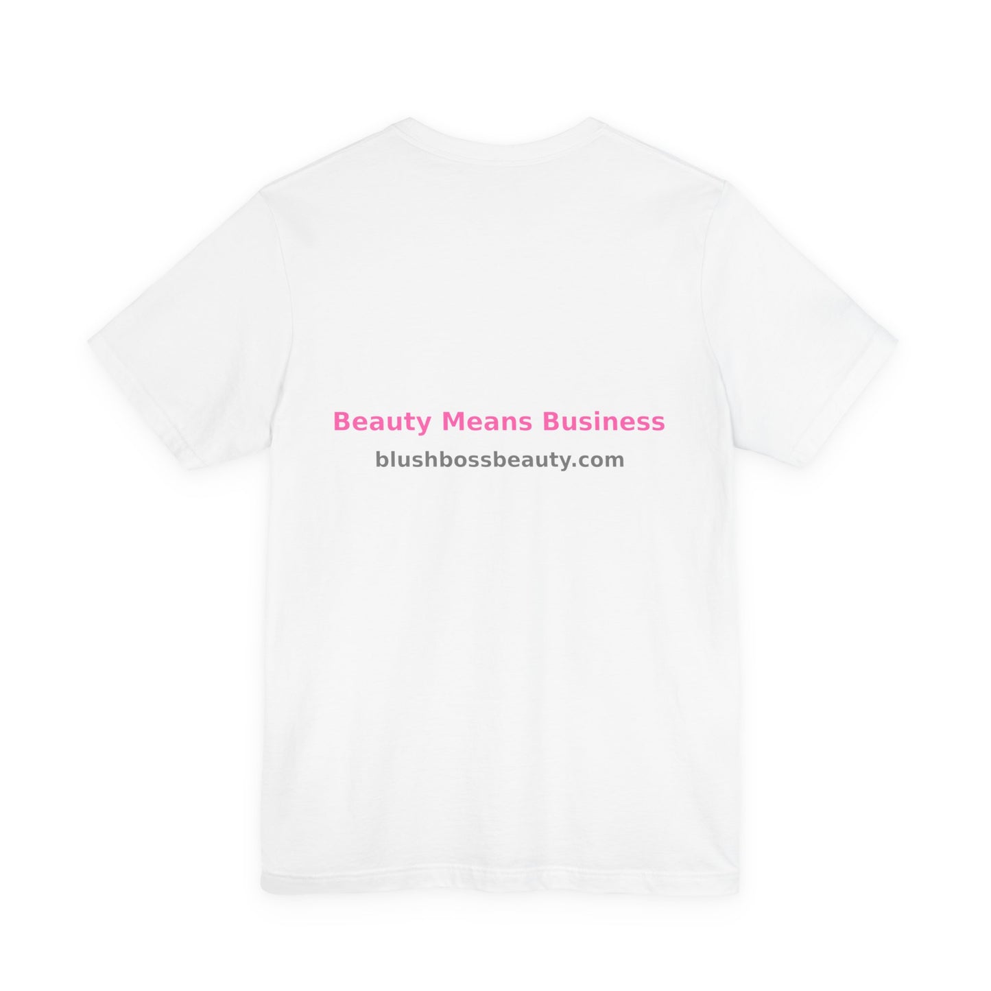 Blush Boss Unisex Jersey Tee – Empowering Fashion for Beauty Enthusiasts
