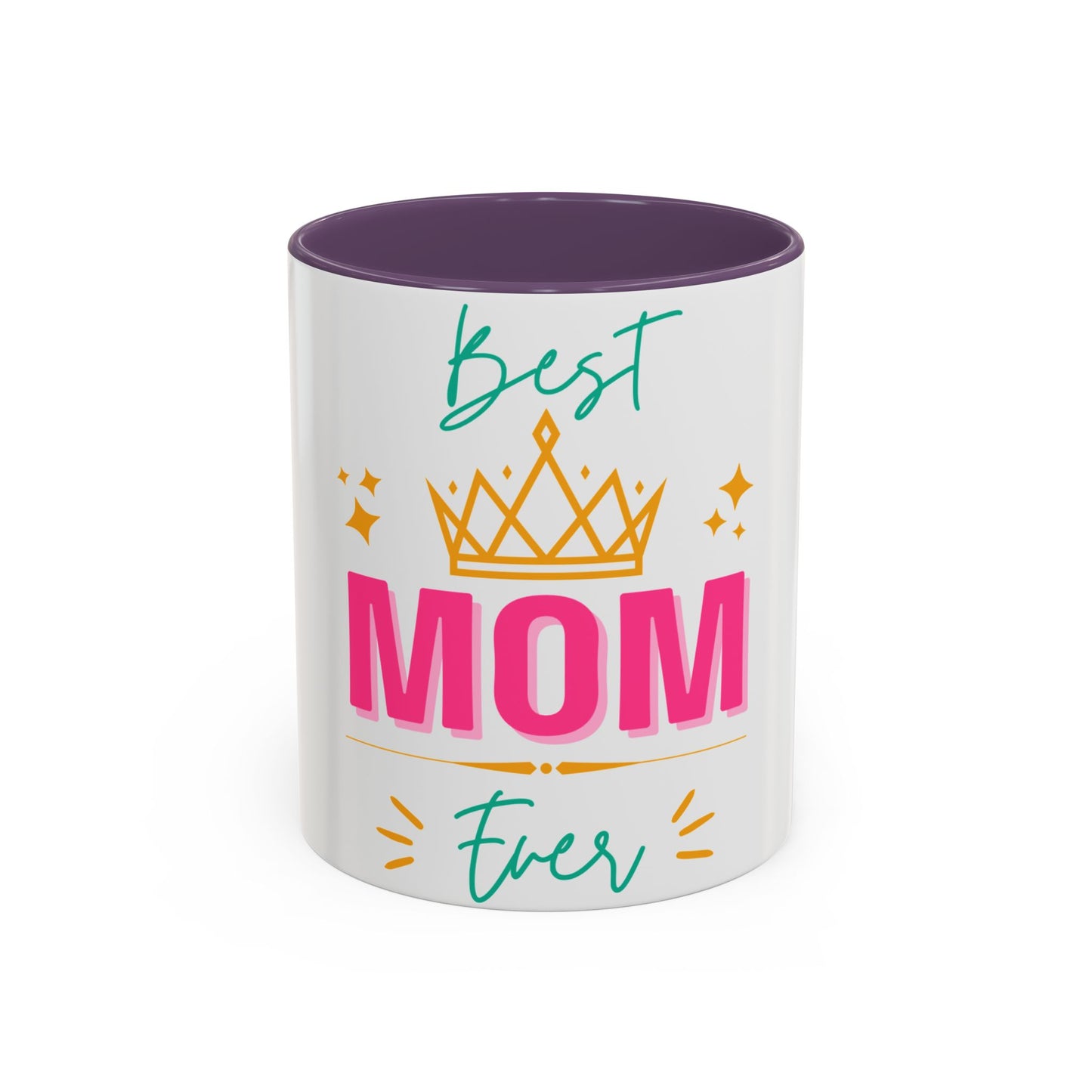 Best Mom Ever Accent Coffee Mug (11, 15oz)