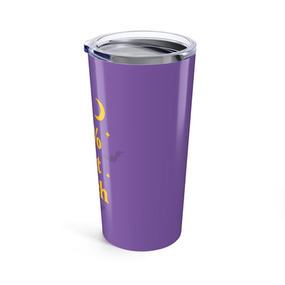 I’m 100% That Witch – Halloween Tumbler (20oz Skinny