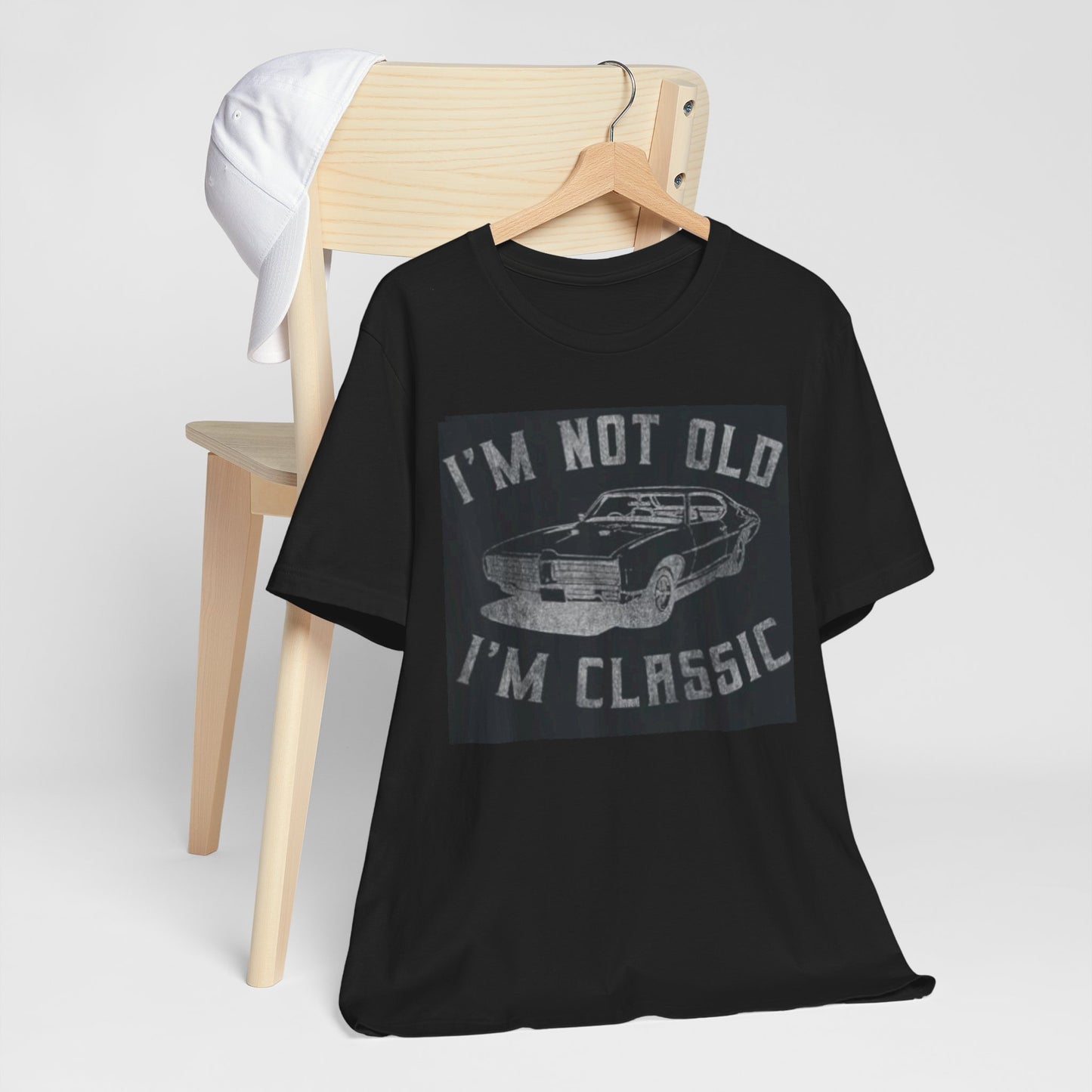 Classic Car Vintage Unisex Tee - "I'm Not Old I'm Classic"