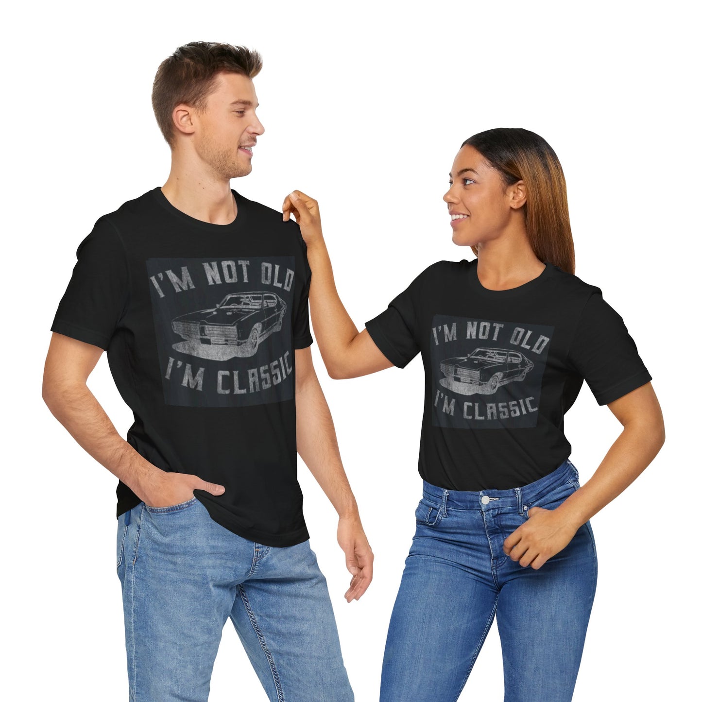 Classic Car Vintage Unisex Tee - "I'm Not Old I'm Classic"