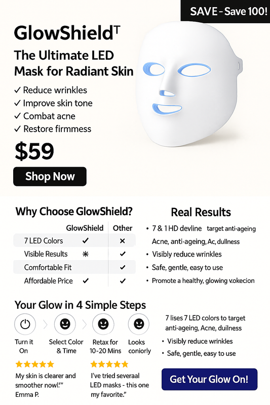 GlowShield™ Led Face Mask