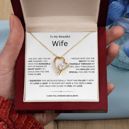 To My Beautiful Wife| Forever | Necklace