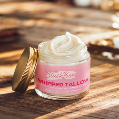 Blush Boss™ Whipped Grass-Fed Tallow Balm with Vanilla Bean