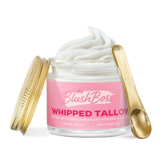 Blush Boss™ Whipped Grass-Fed Tallow Balm with Vanilla Bean