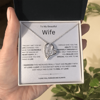 To My Beautiful Wife| Forever | Necklace