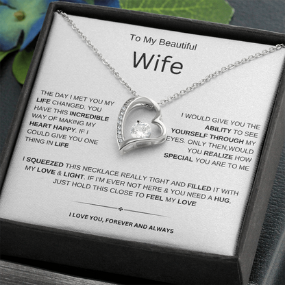 To My Beautiful Wife| Forever | Necklace