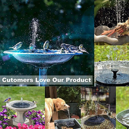 Colorful Eco Solar Fountain Kit