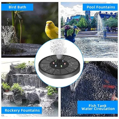 Colorful Eco Solar Fountain Kit