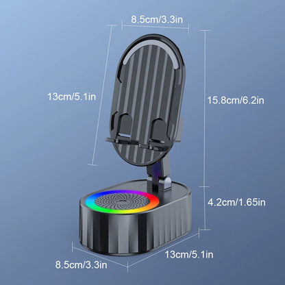 AmpStand™ Pro Cellphone stand with induction speaker