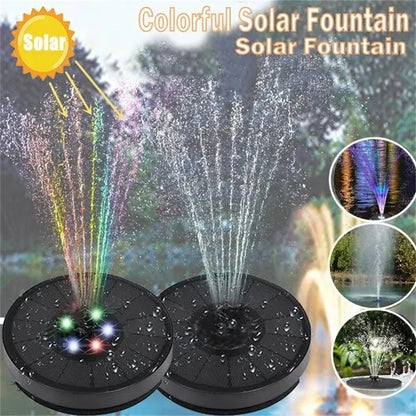 Colorful Eco Solar Fountain Kit