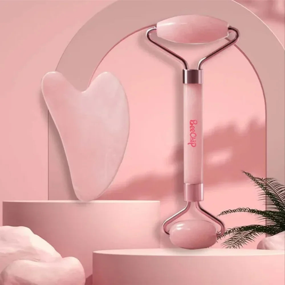 GlowGlee Facial Roller Set
