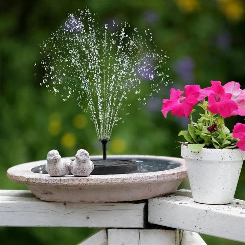 Colorful Eco Solar Fountain Kit
