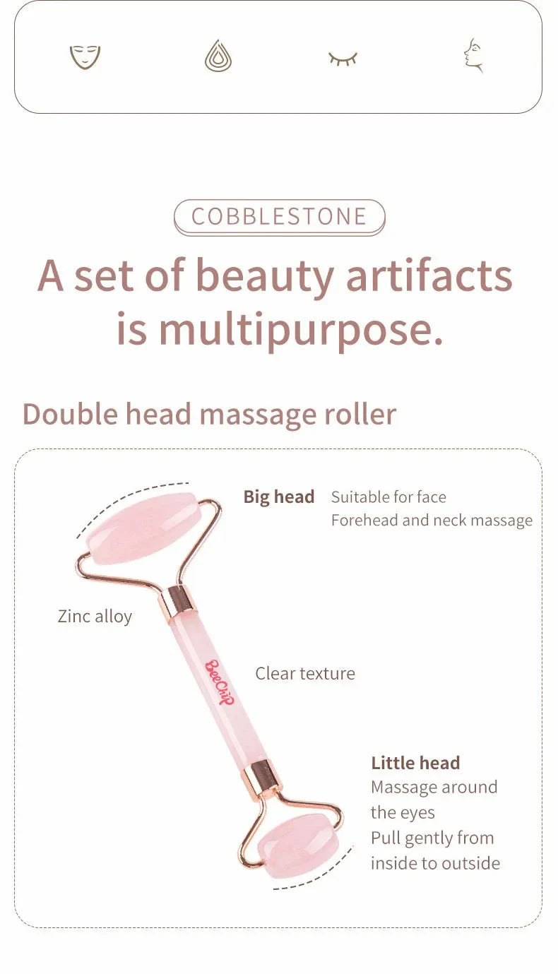 GlowGlee Facial Roller Set