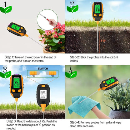 SoilSense™ 4-in-1 Soil Tester