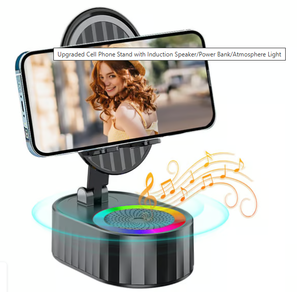 AmpStand™ Pro Cellphone stand with induction speaker